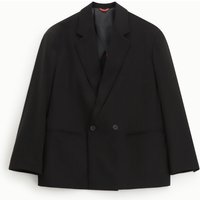 Blazer a doppiopetto tinta unita