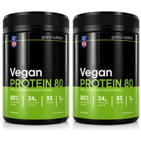 Vegan Protein 80 | 1KG Tub | 2 Pack Bundle