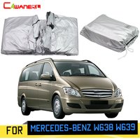 Cawanerl Copertura Auto MPV Esterno Anti-Uv Del Sole Ombra Pioggia Neve Protezione Antigraffio Antivento Copertura Per Mercedes-Benz W638 W639