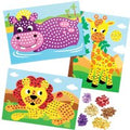 Jungle Animal Sequin Picture Kits (Pack of 4) Craft Kits