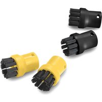 Karcher Round Brushes for SC, DE and SG Steam Cleaners Pack of 4