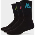 MONTIREX 3-Pack Crew Socks, svart
