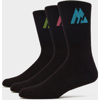 MONTIREX 3-Pack Crew Socks, svart