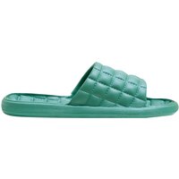 Unisex Black Unisex Lightweight Quilted Summer Sliders - Breathable Slip-On Sandals, 6 Colours | Wowcher