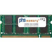 PHS-memory 2GB RAM Speicher für Toshiba Satellite Pro L300D-13C DDR2 SO DIMM 800MHz PC2-6400S (SP150405)