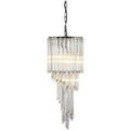 Casa Padrino Luxus HÃ¤ngeleuchte Eiszapfen Glas 75 x 30 cm - Art Deco Hotel / Restaurant Lampe - Eindrucksvolle Leuchte