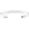 15g Brushed Sterling Silver Ribbon Bracelet