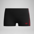 Boxer de bain Garçon Placement noir/rouge