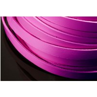 Lederband flach, 10 mm, 1 m, Echt Leder
