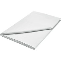 1951 Plain Dye Percale Single Flat Sheet, Silver