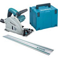 Makita SP6000K1 Plunge Cut Circular Saw and Guide Rail Accessory 2 Piece Set 110v
