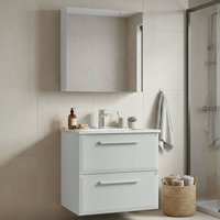 Nuvola Wooden Bathroom Furniture Set in Cashmere