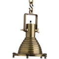 Casa Padrino HÃ¤ngeleuchte Deckenleuchte Messing Industrial Design 35 x H 48 cm - Industrie Lampe Leuchte Industrieleuchte