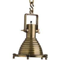 Casa Padrino HÃ¤ngeleuchte Deckenleuchte Messing Industrial Design 35 x H 48 cm - Industrie Lampe Leuchte Industrieleuchte