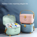 Large-Capacity Multi-Layer Medicine Storage Box With Handle, Dust-Proof Plastic Organizer, Suitable For Home Use, Household Storage Box For Home Organization