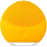 Brosse nettoyante pour le visage luna mini 2 avant jaune