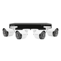 ESP 4 Channel HD 500GB CCTV System, 4 White Bullet Cameras