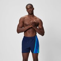 Short de bain Homme Hyperboom 40 cm bleu marine/bleu