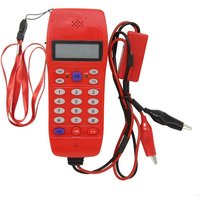 CORA Butt Test Tester Linemans Tool Cable Set with Connectors Telephone Test Set Telephone Phone Line Networks Cable Tester