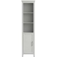 Freestanding Tall Cabinet with Blind Door for Bathroom Storage | Wowcher