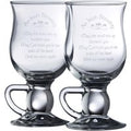 Galway Crystal Irish Blessing Latte Pair