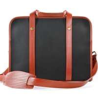 Reclaimed Fire Hose Compact Briefcase By Elvis & Kresse | Colour: Black