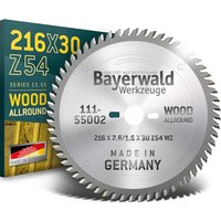 HM Kreissägeblatt - 216 x 2.6/1.6 x 30 Z54 WZ