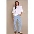 PrettyLittleThing Light Blue Wash High Waist Straight Leg Jeans