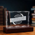 2D Memory Crystal™ - Plaque - Awards & Trophies-Standard / Small