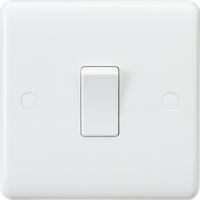 KnightsBridge 10AX 1G DP Curved Edge Switch