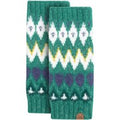Weird Fish Shutt Fair Isle Wrist Warmers Green Ivy Size ONE