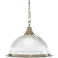 Searchlight 9369 American Diner 1 Light Ceiling Pendant Light In Antique Brass