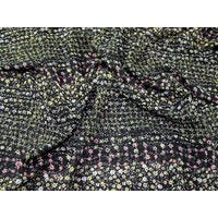 Deadstock Sheer Chiffon Fabric Black