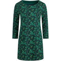 Weird Fish Dandy Printed Sparkle Jersey Tunic Forest Green Size 18