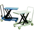 Manual Mobile Single Scissor Lift Table 150kg capacity