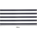 Garden Fence PVC Privacy Screen Panel Slat Strips Fixing Clip 1M
