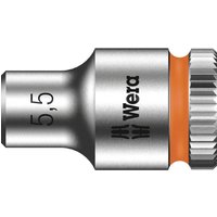 Wera 8790 HMA Zyklop 1/4" Drive Hexagon Socket Metric 1/4" 5.5mm