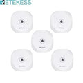 RETEKESS 5Pcs TD017 Touch Pager Wireless Call Button Restaurant Transmitter 433.92MHz For Hookah Coffee Hotel Bar Club Hospital