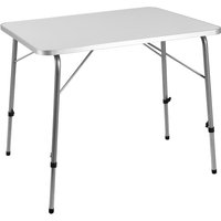Gartentisch Silber Alu 80x55x50/69cm klappbar