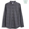 Farah Fraser Check Shirt - Charcoal - M