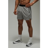 Pantalón Corto Man Active Regular De Tela Elástico Perforado, Gris