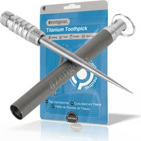 Titanium Toothpick EDC and Keyring - Portable, Reusable for Travel