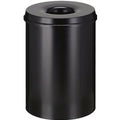 Prullenbak Prime Plus 30 liter Zwart | 30 liter | Vlamdovend | Uitgevoerd in zwart