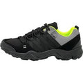 Herren atmungsaktive Wanderschuhe Schwarz-Grün 43