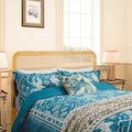 Joules Hidcote Birds Floral Single Duvet Cover SET, Blue