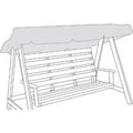 2 Seater Pull Over Replacement Canopy "142cm x 130cm"