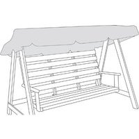 2 Seater Pull Over Replacement Canopy "142cm x 130cm"