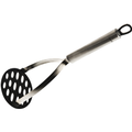 Black Silicone Head Potato Masher -