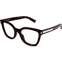 SAINT LAURENT Kvinde SAINT LAURENT SL 748 002 Optiske stel Acetat Havana Transparent Cat Eye