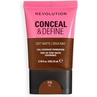 Revolution Conceal & Define Soft Matte Tube Foundation F15NC